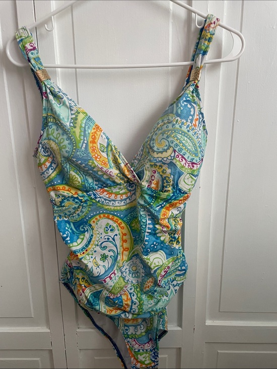 Lauren Ralph Lauren Other - Paisley One-Piece Swimsuit in Teal and Lime